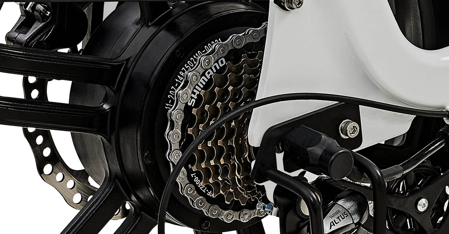 Meebike Gallop Step-Thru White eBike