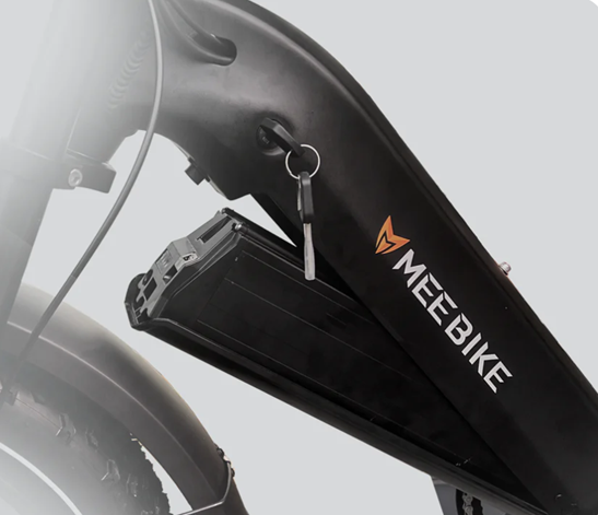 Meebike Gallop Step Over Black eBike